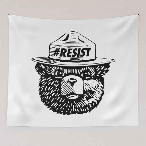 Item preview, Funny Resist Bear Hat Political Statement designed and sold by weitzmanronald.