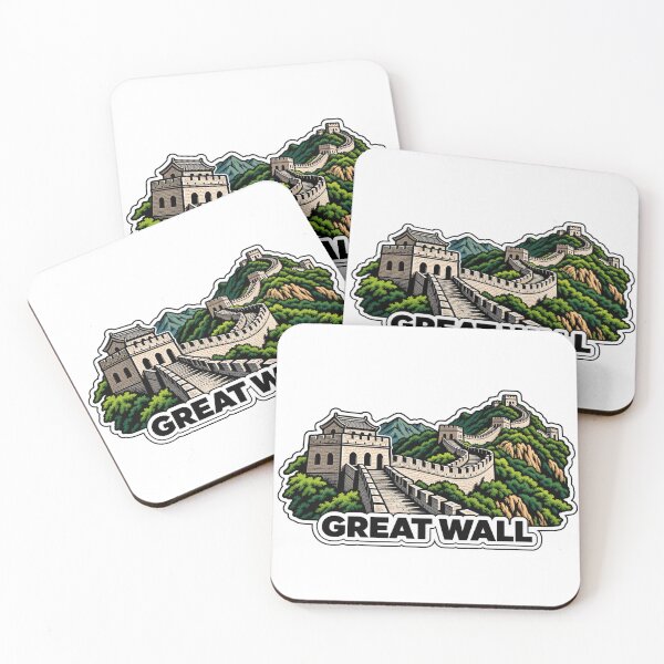 Item preview, Great Wall of China Landmark Silhouette Souvenir Design designed and sold by Kenzie & Co.