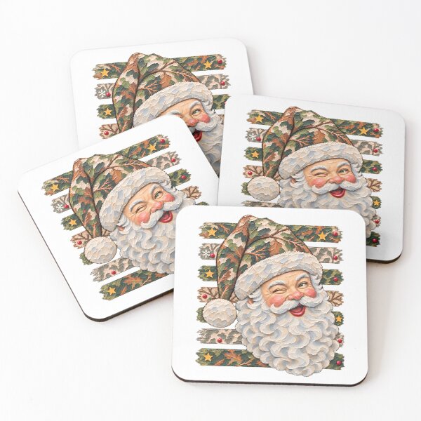 Item preview, Camo Santa PNG, Camo Christmas PNG, Retro Christmas Png designed and sold by OctonoteStudio.