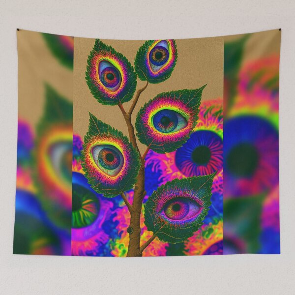 Item preview, The Eye Blossom Branch designed and sold by MongLongStudio.