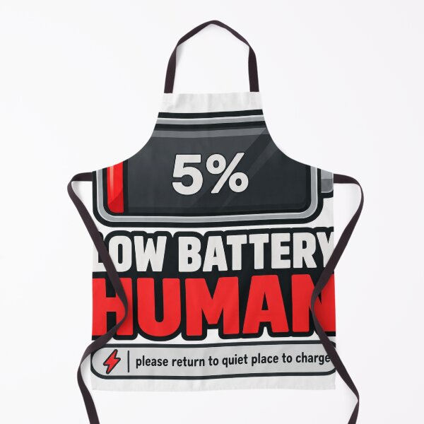 Item preview, Low Battery Human 5 Percent Funny Introvert Gift designed and sold by ys96.