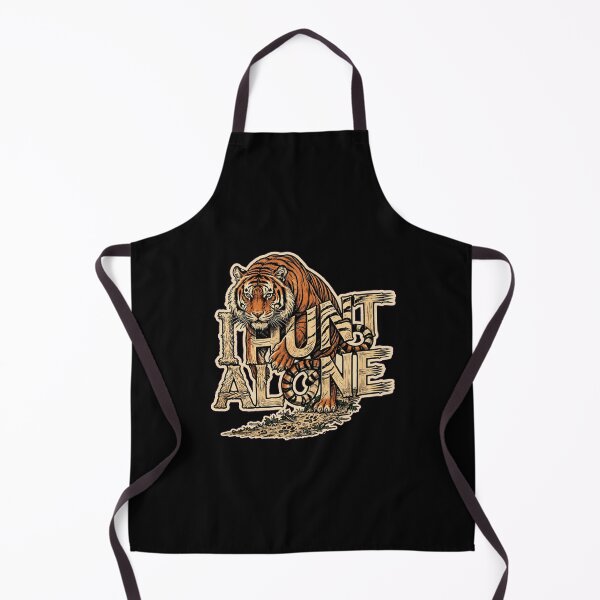 Item preview, I Hunt Alone Tiger Design, Tiger Artwork, Tiger Graphic, Tiger Lover Gift, Wild Tiger Art, Big Cat Design, Predator Artwork, Wildlife Art, Jungle Tiger, Nature Lover Gift, Vintage Tiger. designed and sold by Typologystudios.