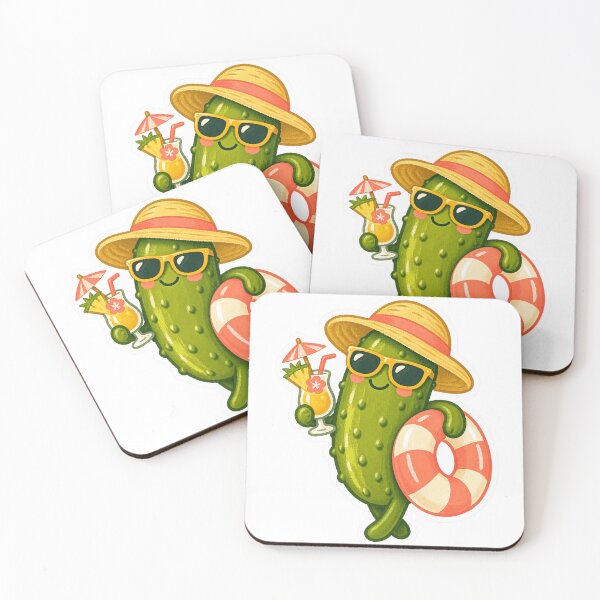 Item preview, Vacation Pickle | Cute Summer Food Character designed and sold by morikuma.