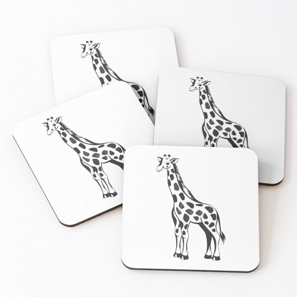 Artikelvorschau, Giraffe Elegant 1 Line Art Geschenk entworfen und verkauft von OneLine Studio.