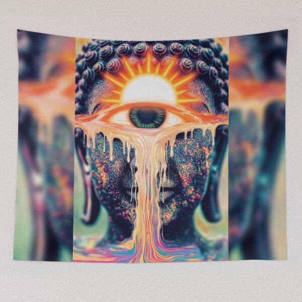 Item preview, The Buddha's Golden Sunburst designed and sold by MongLongStudio.