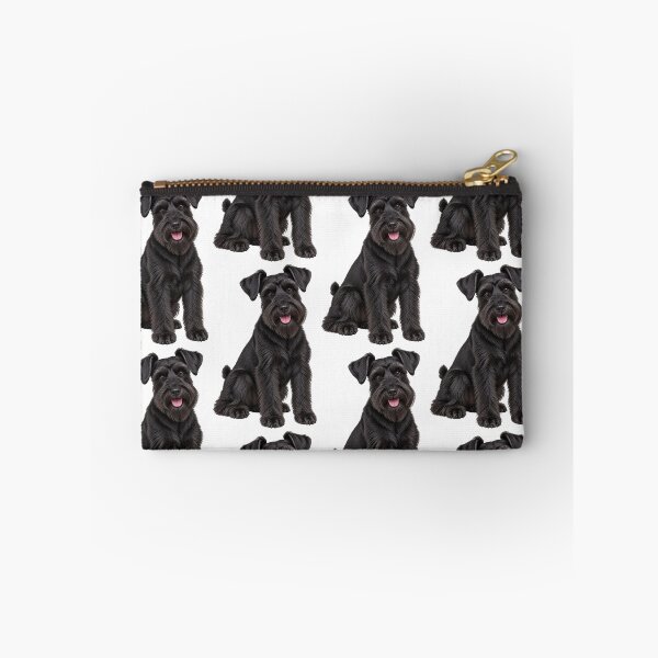 Item preview, Black Miniature Schnauzer dog designed and sold by BackgroundND.