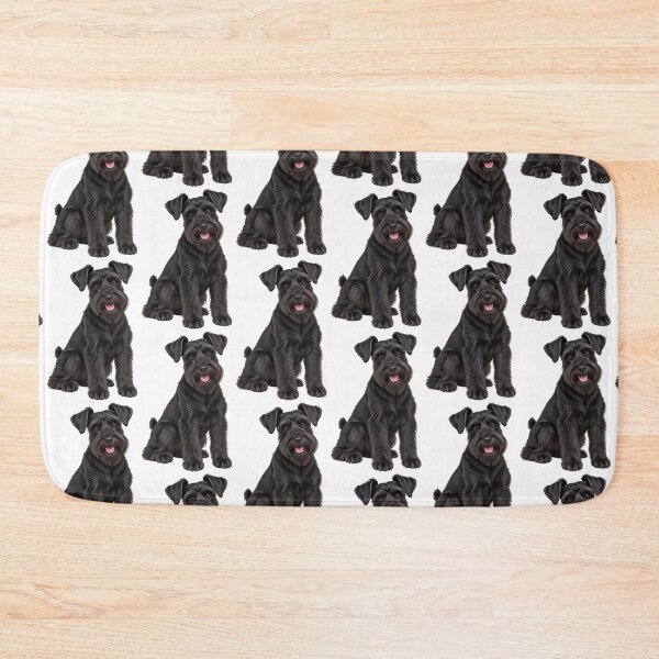 Item preview, Black Miniature Schnauzer dog designed and sold by BackgroundND.