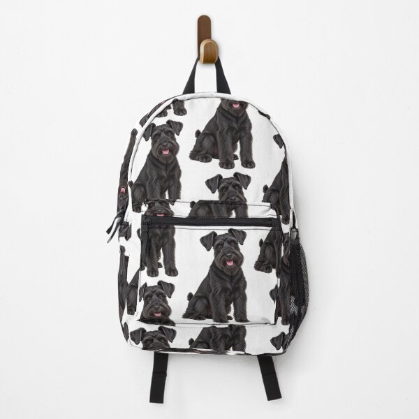 Item preview, Black Miniature Schnauzer dog designed and sold by BackgroundND.