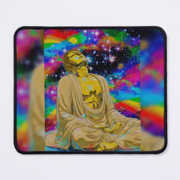 Item preview, The Buddha Under Cosmic Skies designed and sold by MongLongStudio.
