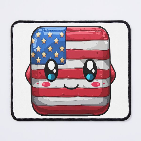 Item preview, American Flag kawaii Character designed and sold by RichardRags.