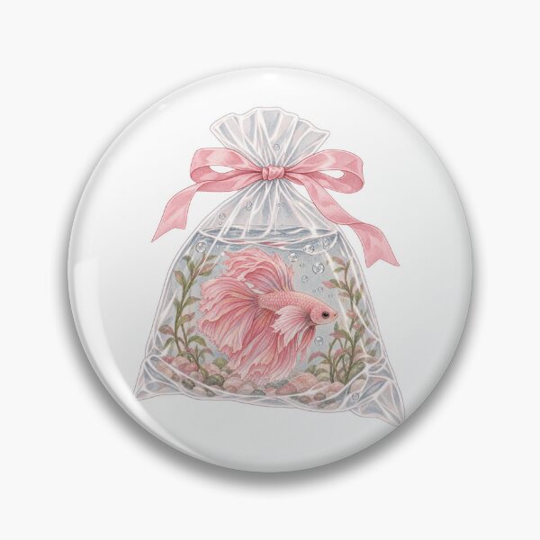 Item preview, Pink betta fish bag  designed and sold by Jadedoodle.