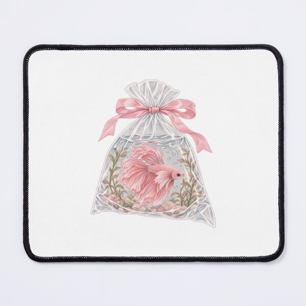 Item preview, Pink betta fish bag designed and sold by Jadedoodle.