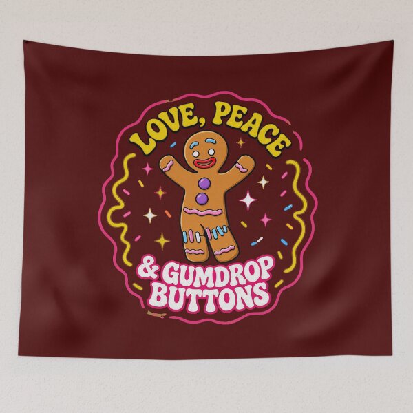 Item preview, Love Peace And Gumdrop Buttons designed and sold by leocoopera.