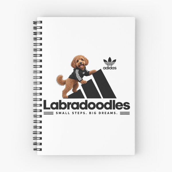 Item preview, Labradoodle Adidas – Small Steps Big Dreams designed and sold by Greta Lobodzinska.