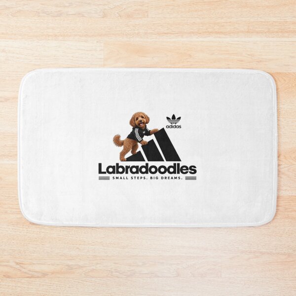 Aperçu de l'œuvre Labradoodle Adidas – Petits pas, grands rêves créée et vendue par Greta Lobodzinska.
