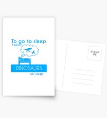 Funny Dinosaur Lover Shirt Gift For Men Women Postcards