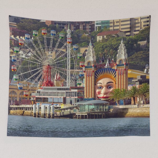 Item preview, Luna Park from the harbour, Sydney, Australia designed and sold by Kevin Hellon.