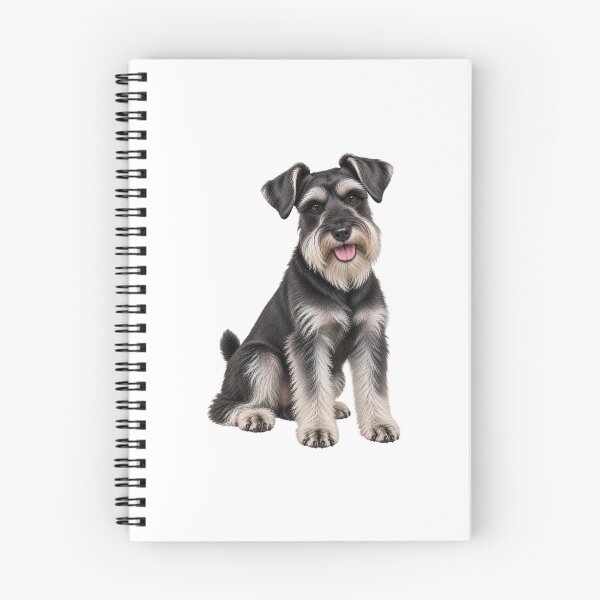 Item preview, Salt and Black Miniature Schnauzer dog designed and sold by BackgroundND.