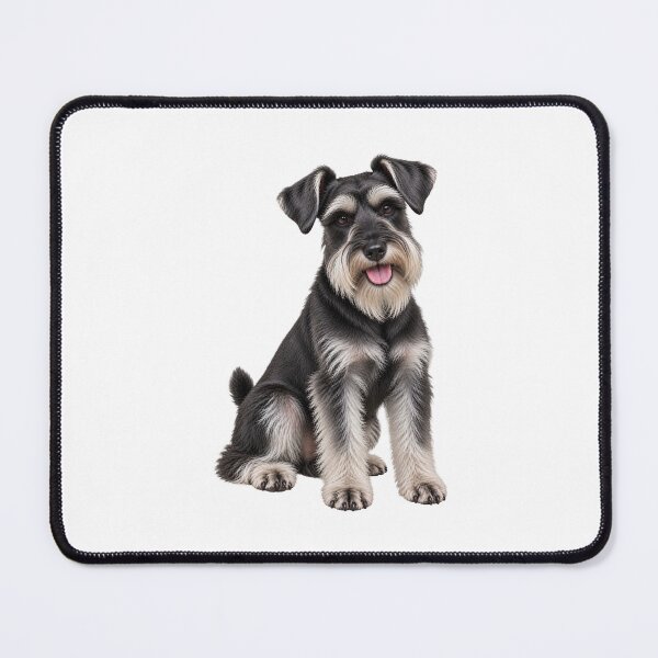 Item preview, Salt and Black Miniature Schnauzer dog designed and sold by BackgroundND.