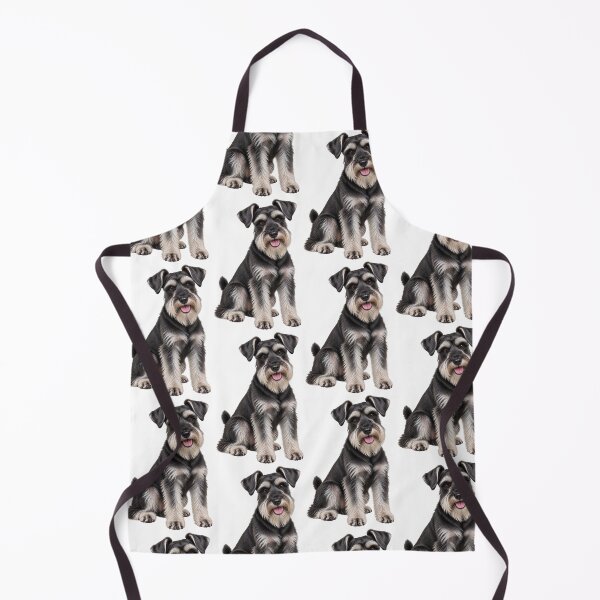 Item preview, Salt and Black Miniature Schnauzer dog designed and sold by BackgroundND.