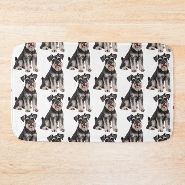 Item preview, Salt and Black Miniature Schnauzer dog designed and sold by BackgroundND.