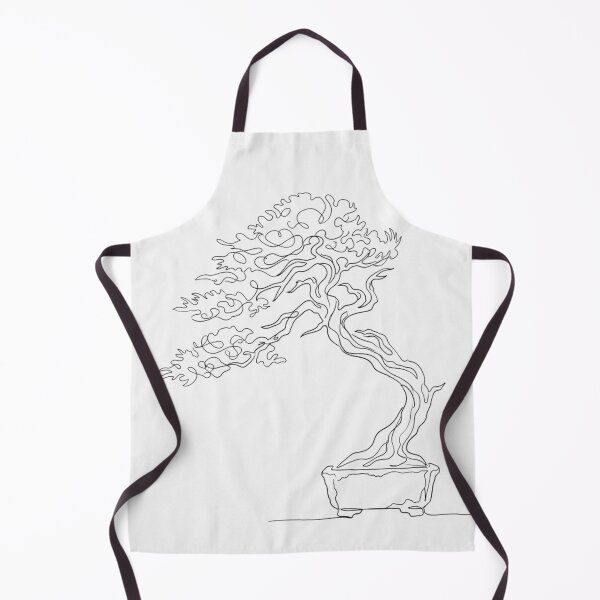 Item preview, Windswept Juniper Bonsai Line Art Print - Minimalist Wall Decor designed and sold by Purrfecta.