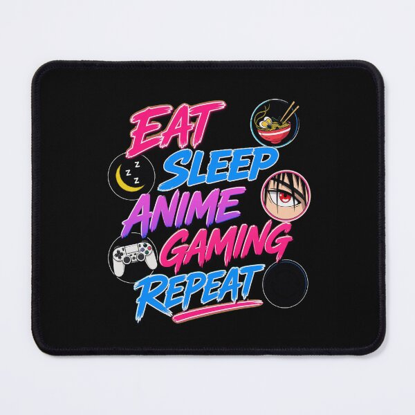 Item preview, Eat Sleep Anime Gaming Repeat designed and sold by leocoopera.