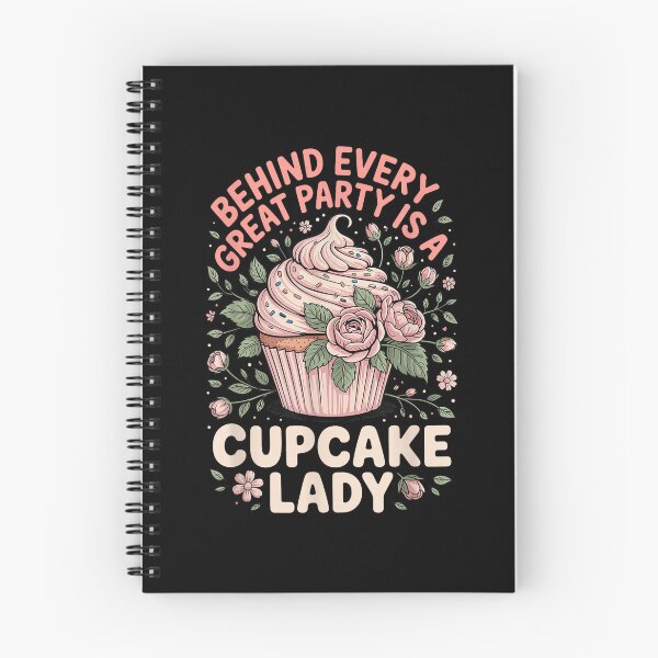 Item preview, Behind Every Great Party is A Cupcake Lady Baking Bakery designed and sold by LeonellDavy.