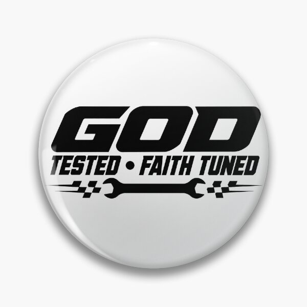 Item preview, god tested faith tuned designed and sold by OCD_JESSICA.