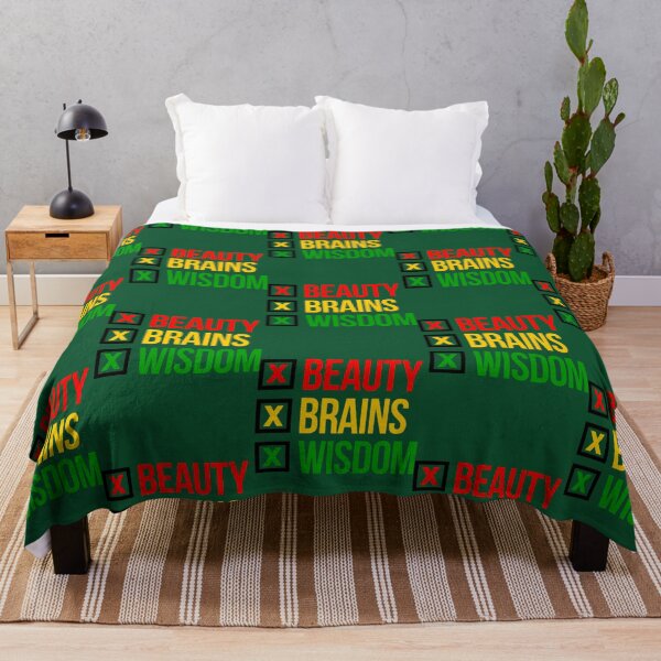 Item preview, BBW Beauty Brains Wisdom Slay Snack African American Shirt Oversized  designed and sold by MeilCane.