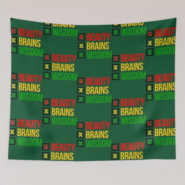 Item preview, BBW Beauty Brains Wisdom Slay Snack African American Shirt Oversized  designed and sold by MeilCane.