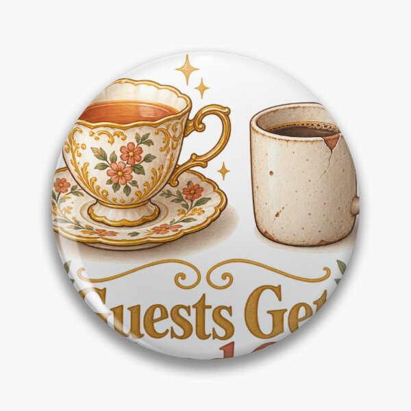 Item preview, Guests Get the Good Cups Funny Hospitality Culture Gift designed and sold by ys96.