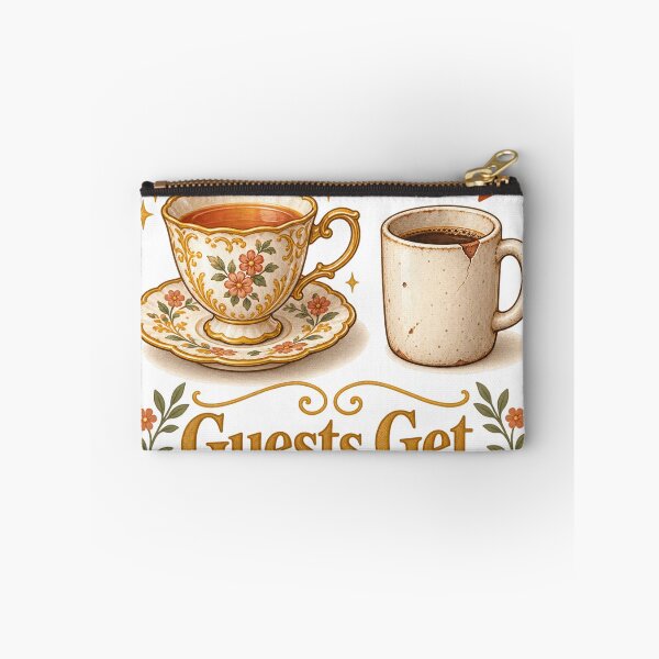 Item preview, Guests Get the Good Cups Funny Hospitality Culture Gift designed and sold by ys96.