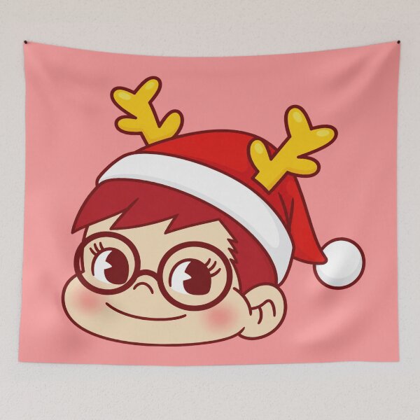 Item preview, Poko chan con gorro de navidad designed and sold by JarquinDD.