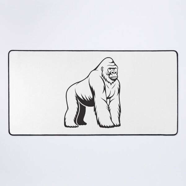 Item preview, Gorilla Elegant 1 Line Art Gift designed and sold by OneLine Studio.