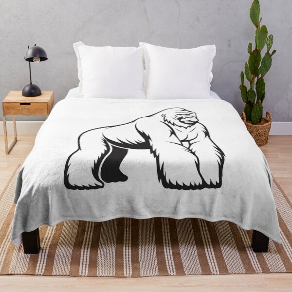 Item preview, Gorilla Elegant 1 Line Art Gift designed and sold by OneLine Studio.