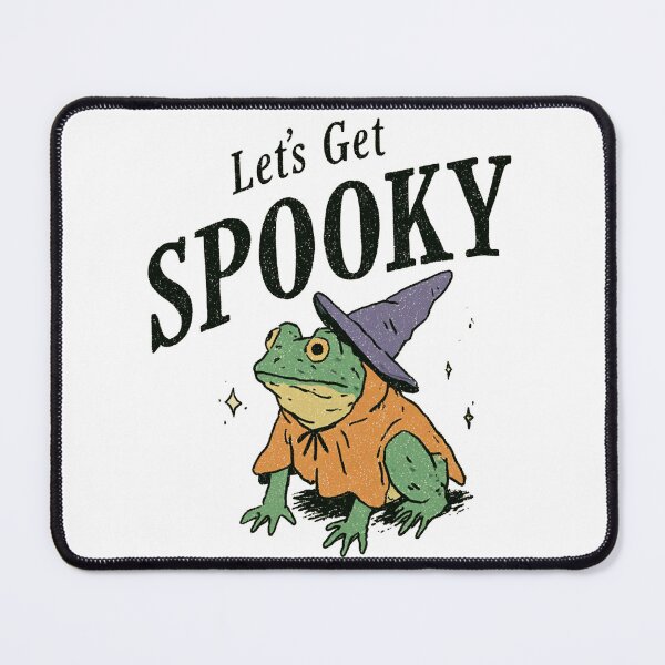 Item preview, Let's Get Spooky Witch Toad designed and sold by GrooveAndGlow.