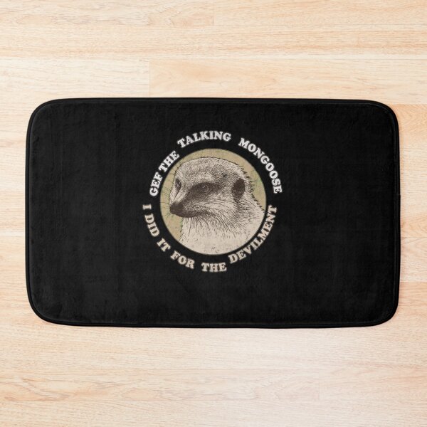 Item preview, Retro Talking Mongoose Mythical Animal Emblem designed and sold by IsrealTribble.
