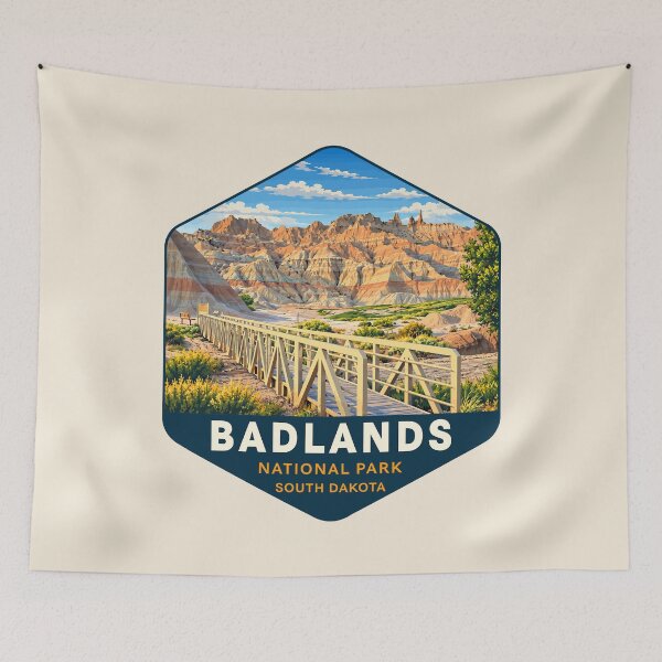 Item preview, Badlands National Park South Dakota designed and sold by Gideon Emmerich.