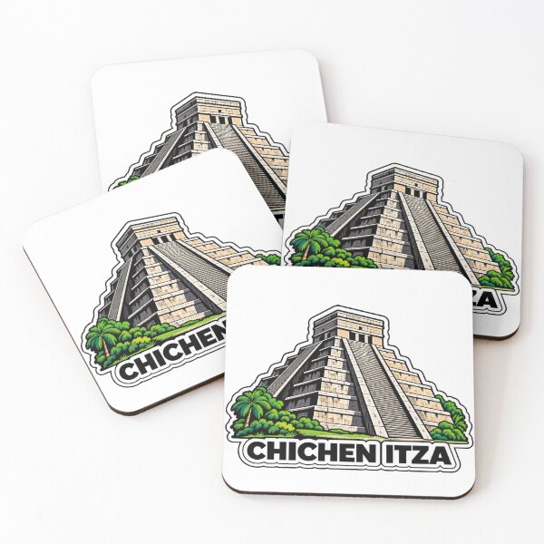 Item preview, Chichen Itza El Castillo Mexico Landmark Souvenir Design designed and sold by Kenzie & Co.
