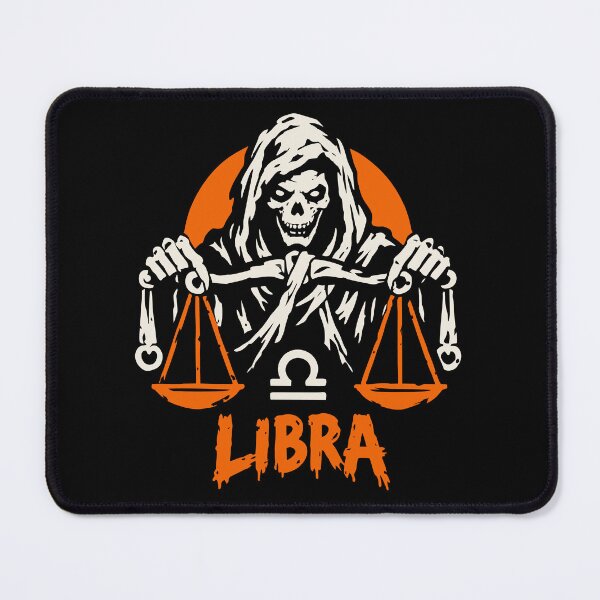 Item preview, Zodiac Sign Libra Horror Halloween Vibes designed and sold by mazyoy.