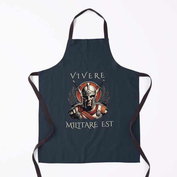Item preview, Vivere Militare Est – To Live Is to Fight Latin Quote, Stoic Warrior Design designed and sold by semenol.