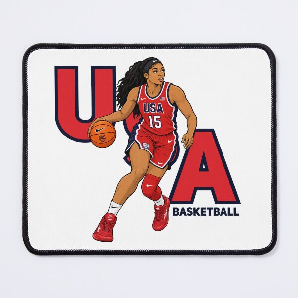 Item preview, USA Woman Basketball Angel Reese designed and sold by MVP-ArtStudio.