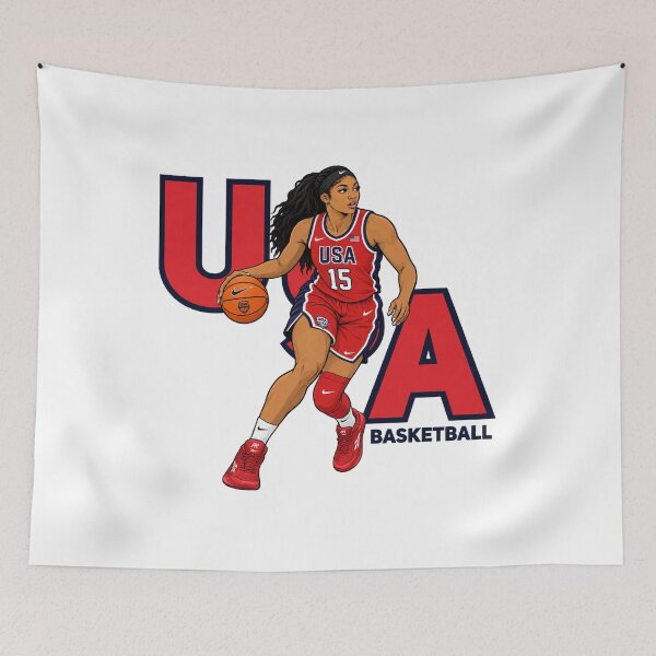 Item preview, USA Woman Basketball Angel Reese designed and sold by MVP-ArtStudio.