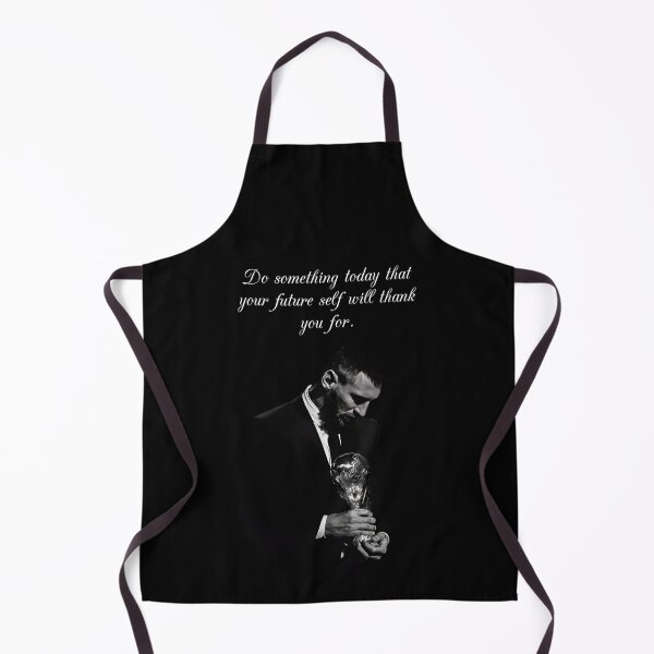 Item preview, Do Something Today That Your Future Self Will Thank You For Inspiring Motivational Quote Leonel Messi Portrait designed and sold by Matt_Smith.