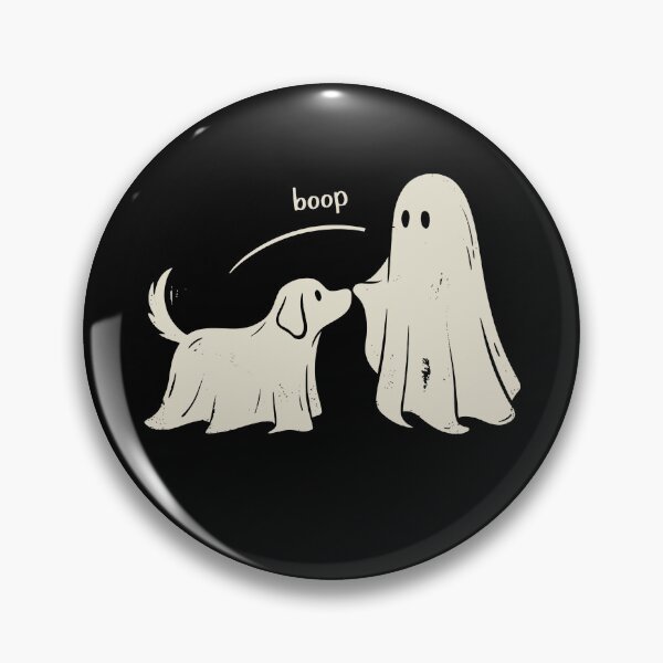 Item preview, Ghost Boop Dog Halloween Funny designed and sold by Hedoraxe.