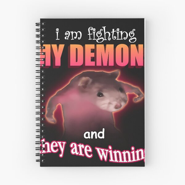 Item preview, I'M Fighting My Demons And They Are Winning Meme designed and sold by awhb2019.