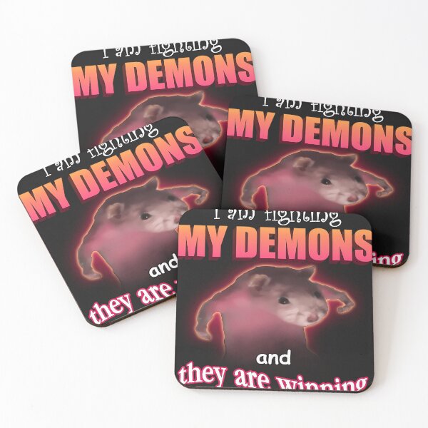 Item preview, I'M Fighting My Demons And They Are Winning Meme designed and sold by awhb2019.