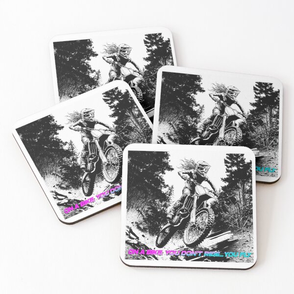 Item preview, Logo featuring a cute girl riding a motocross bike, for speed enthusiasts. designed and sold by UrbanTRIP.