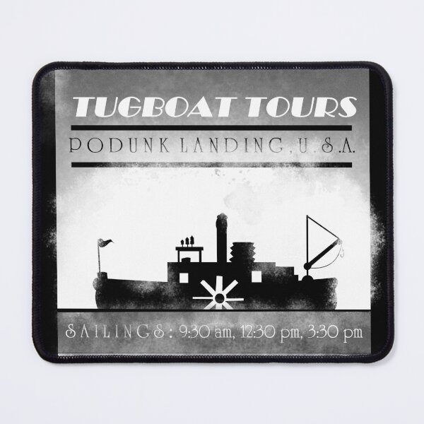 Item preview, Steamboat Willie's Tugboat Tours Ad designed and sold by PrissDodrill-86.